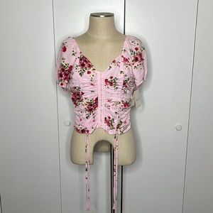 Gorgeous Floral Print Summer Top